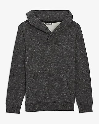 Terry Knit Popover Hoodie Gray Men's L