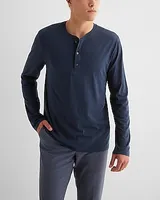 Perfect Pima Cotton Long Sleeve Henley Men's