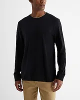 Tipped Luxe Pique Long Sleeve T-Shirt Men's