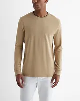 Tipped Luxe Pique Long Sleeve T-Shirt Multi-Color Men's S