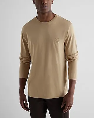 Big & Tall X Logo Graphic Perfect Pima Cotton Long Sleeve T-Shirt Multi-Color Men's XXL