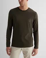 X Logo Graphic Perfect Pima Cotton Long Sleeve T-Shirt Men's Tall