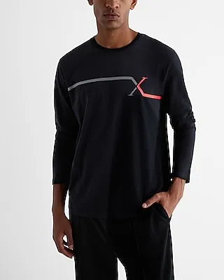 Extended X Logo Graphic Long Sleeve T-Shirt Men's