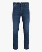 Relaxed Slim Dark Wash Stretch Jeans