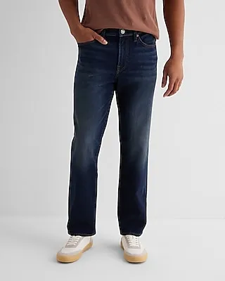 Relaxed Dark Wash Hyper Stretch Jeans