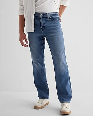 Relaxed Light Wash Hyper Stretch Jeans