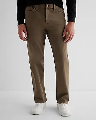 Relaxed Brown Hyper Stretch Jeans