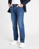 Straight Fit Medium Wash 4-Way Hyper Stretch Jeans