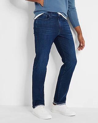 Straight Fit Dark Wash 4-Way Hyper Stretch Jeans