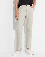 Express X Simon Spurr Stone Straight Leg Low Stretch Jeans