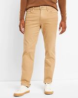 Straight Camel Hyper Stretch Jeans