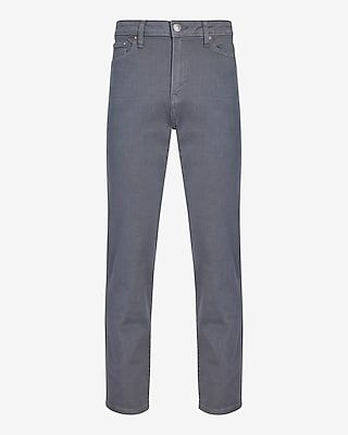 Straight Gray Hyper Stretch Jeans , Men's Size:W33 L32