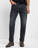 Straight Black Stretch Jeans