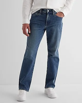 Bootcut Medium Wash Hyper Stretch Jeans, Men's Size:W28 L30