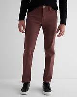 Slim Straight Brown Hyper Stretch Jeans