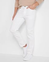Slim Straight White Temp Control Hyper Stretch Jeans, Men's Size:W29 L32