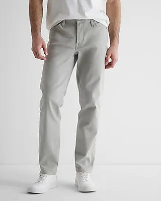 Big & Tall Slim Straight Light Gray Hyper Stretch Jeans, Men's Size:W38 L30