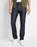 Slim Straight Raw Rinse Stretch Jeans