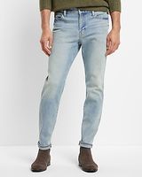 Big & Tall Slim Light Wash Stretch Jeans, Men's Size:W38 L32