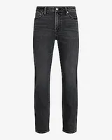 Big & Tall Slim Straight Black Hyper Stretch Jeans, Men's Size:W38 L32