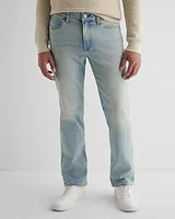 Big & Tall Slim Straight Light Wash Hyper Stretch Jeans, Men's Size:W38 L32