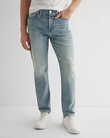 Athletic Slim Light Wash Hyper Stretch Jeans