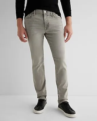 Slim Gray Hyper Stretch Jeans