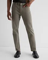 Athletic Slim Olive Green Hyper Stretch Jeans, Men's Size:W34 L32