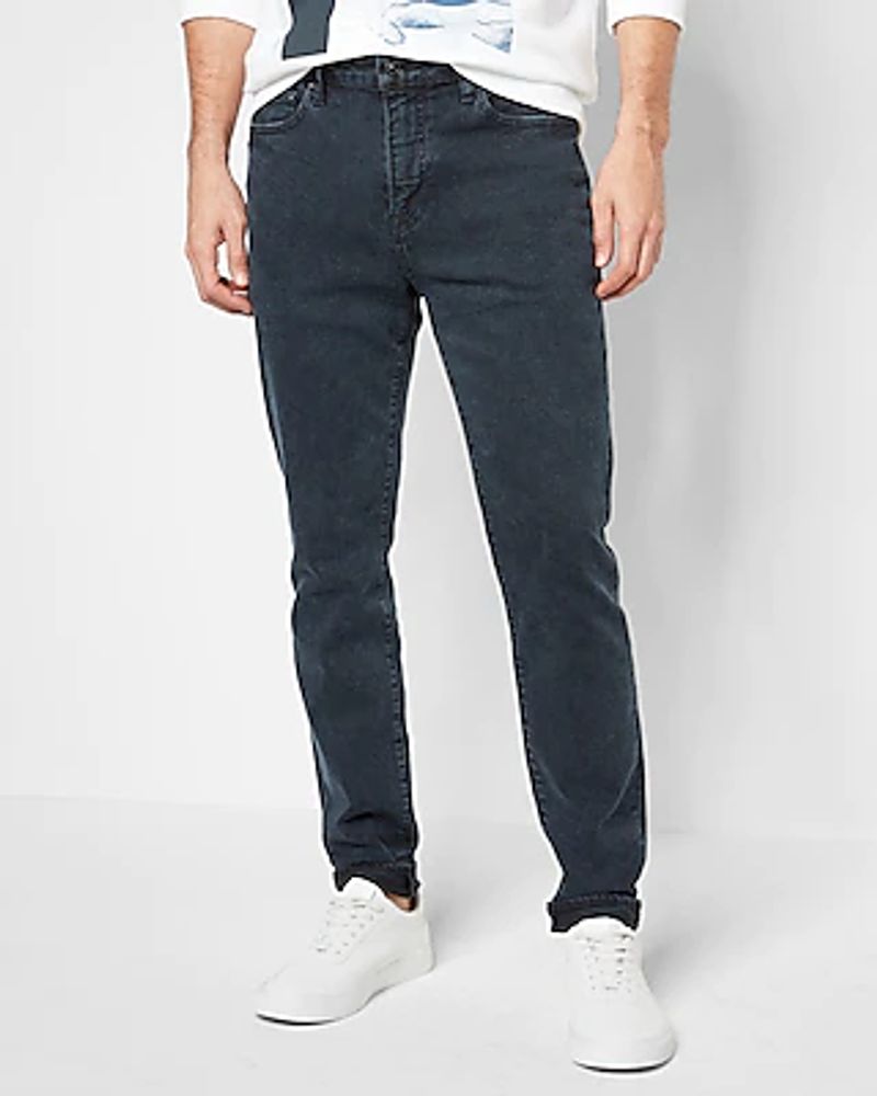 black premium skinny flex jeans