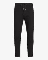 Big & Tall Elastic Waist Chino Jogger Black Men's XXL