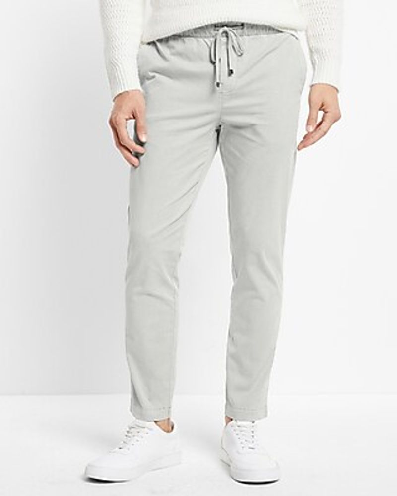 Men's White Joggers - Express