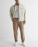 Athletic Slim Modern Chino Belted Pleated Pant