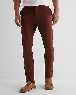 Skinny Hyper Stretch Chino Brown Men's W36 L32