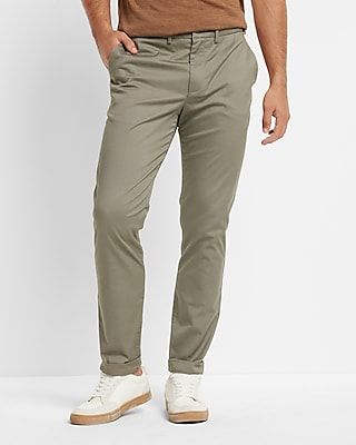 Skinny Hyper Stretch Chino Green Men's W32 L32