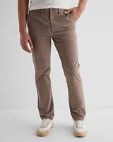 Slim Hyper Stretch Chino Brown Men's W28 L32