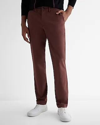 Slim Hyper Stretch Chino Brown Men's W26 L28