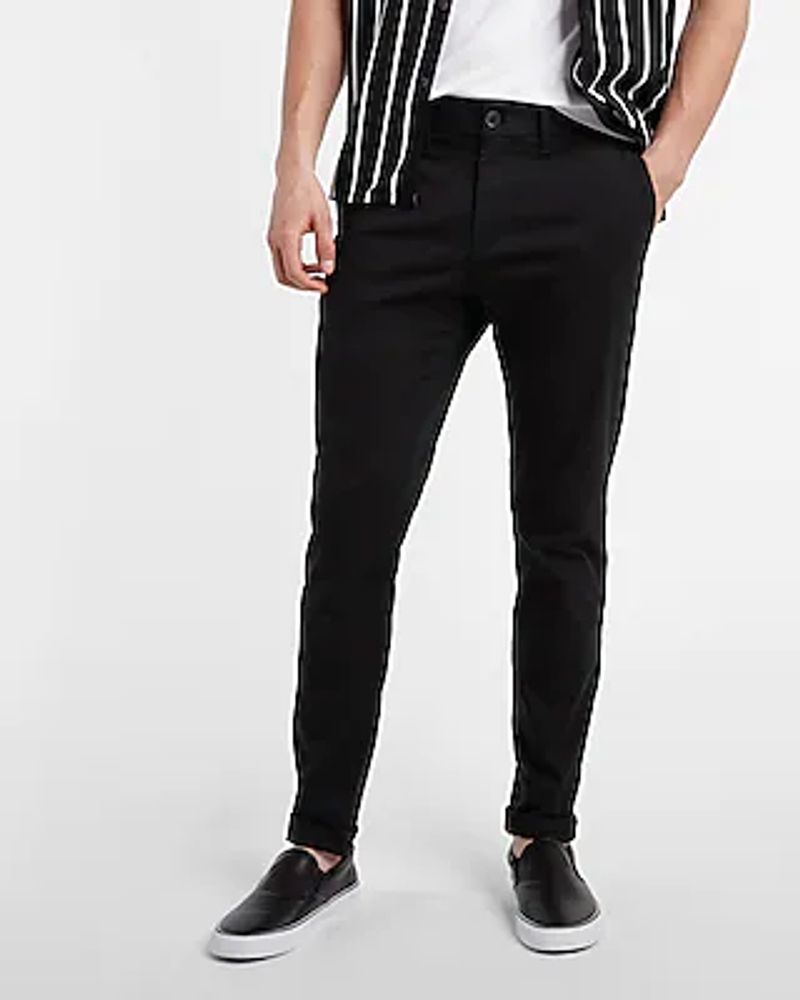 Super Skinny Hyper Stretch Chino Black Men's W28 L32