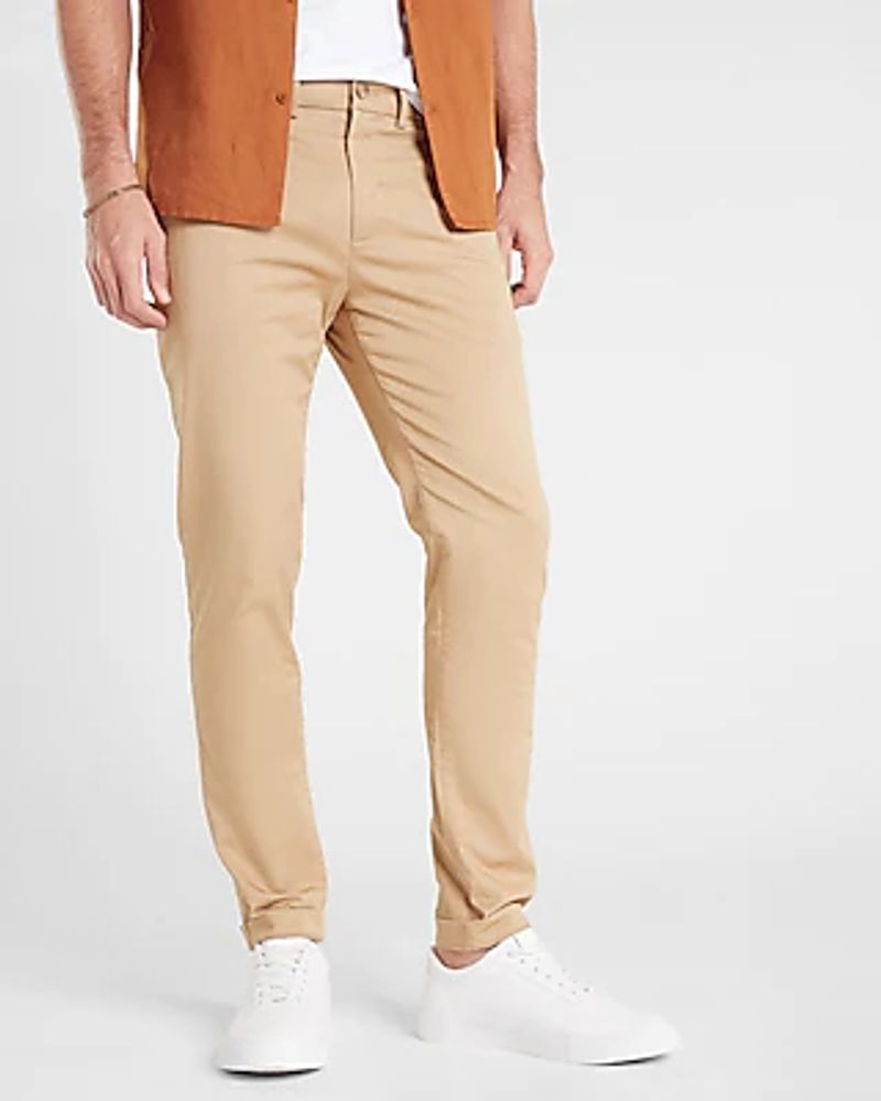 Super Skinny Hyper Stretch Chino Brown Men's W34 L34