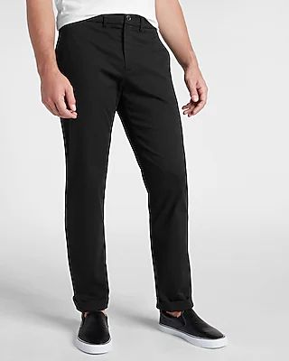 Straight Fit Hyper Stretch Chino Black Men's W30 L32