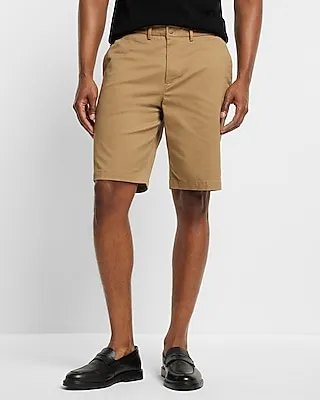 Solid 10" Hyper Stretch Chino Shorts Neutral Men's 28