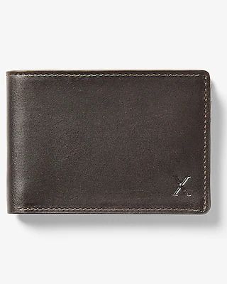 Brown Leather Wallet Men's Brown