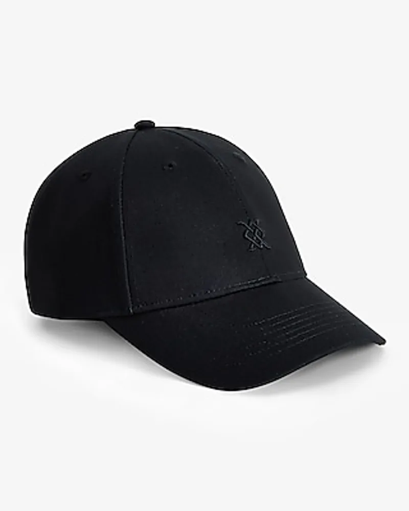 Black Mini X Logo Baseball Hat