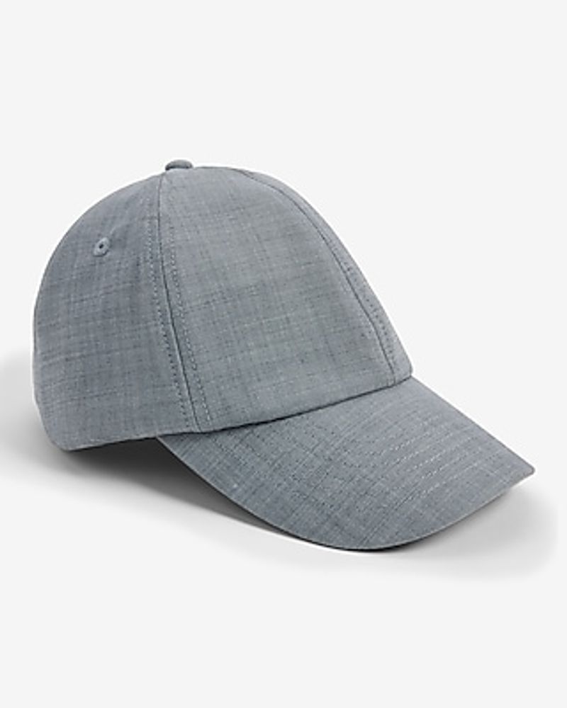 Gray Match Back Baseball Hat