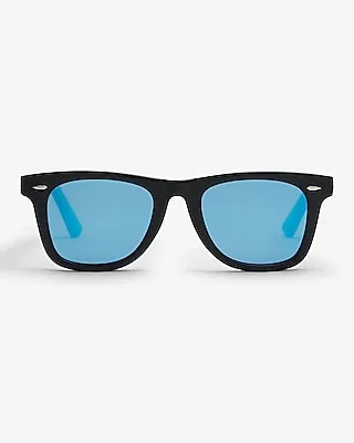 Mirrored Rounded Square Sunglasses