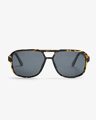 Polarized Shield Sunglasses Men's Brown