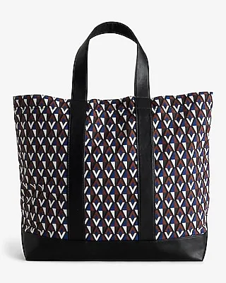 Reversible Double Strap Tote Bag