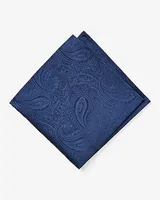 Blue Paisley Pocket Square