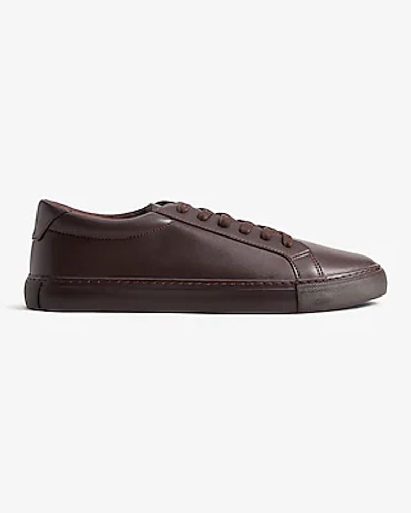 Faux Leather Sneakers Men's