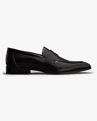 Edition Black Genuine Leather Loafers Black Men's 9