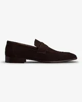 Edition Brown Genuine Suede Loafers Brown Men's 9.5